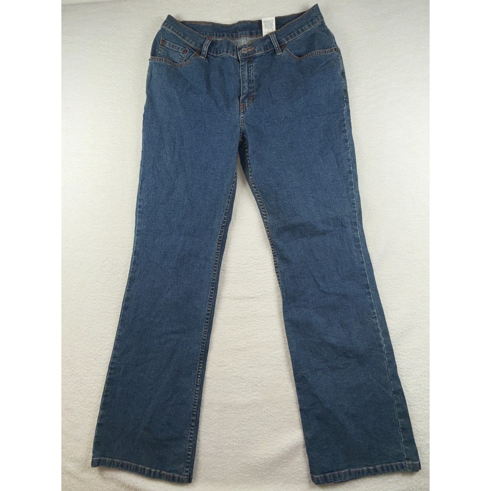 Levi's Jeans Womens 11‎ Blue Denim Cotton Stretch Mid Rise Bootcut Leg Outdoor